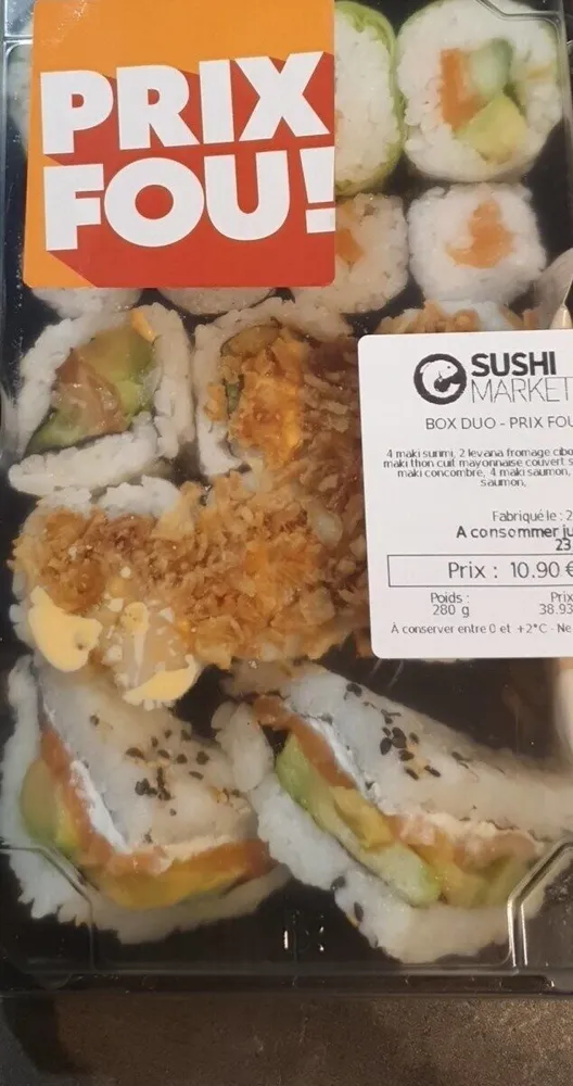 Box duo sushi
