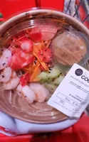 Salade soba aux crevettes