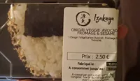 Onigiri veggi avocado fromage sesame