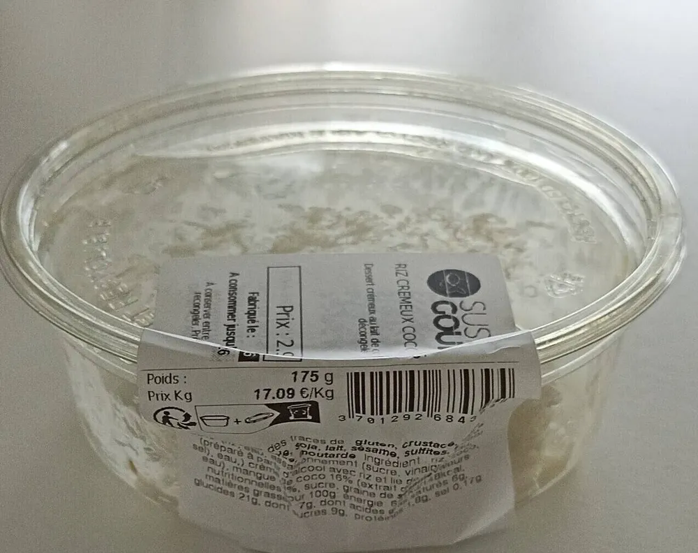 Riz crémeux coco et mangues