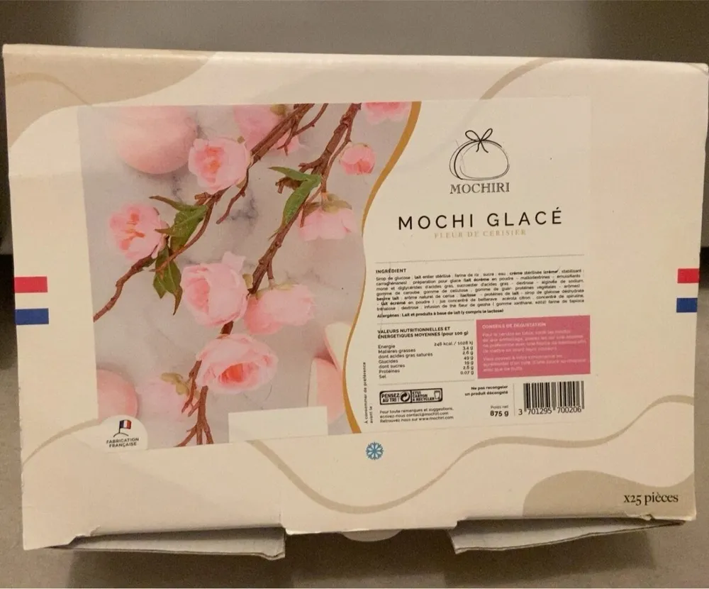mochi glacé fleur de cerisier