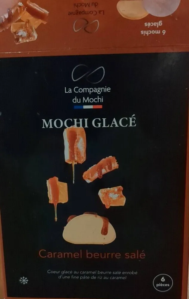 Mochi glacé caramel beurre salé