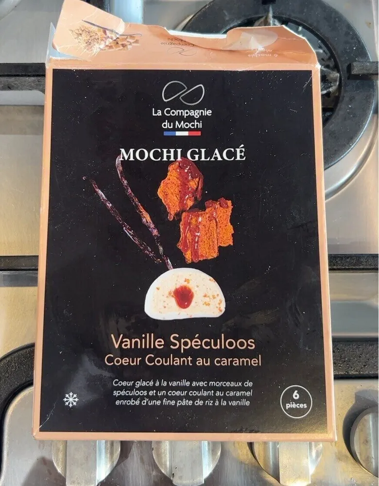 Mochi glacé vanille spéculoos