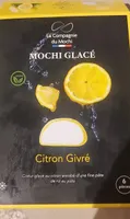 Mochi glacé citron givré