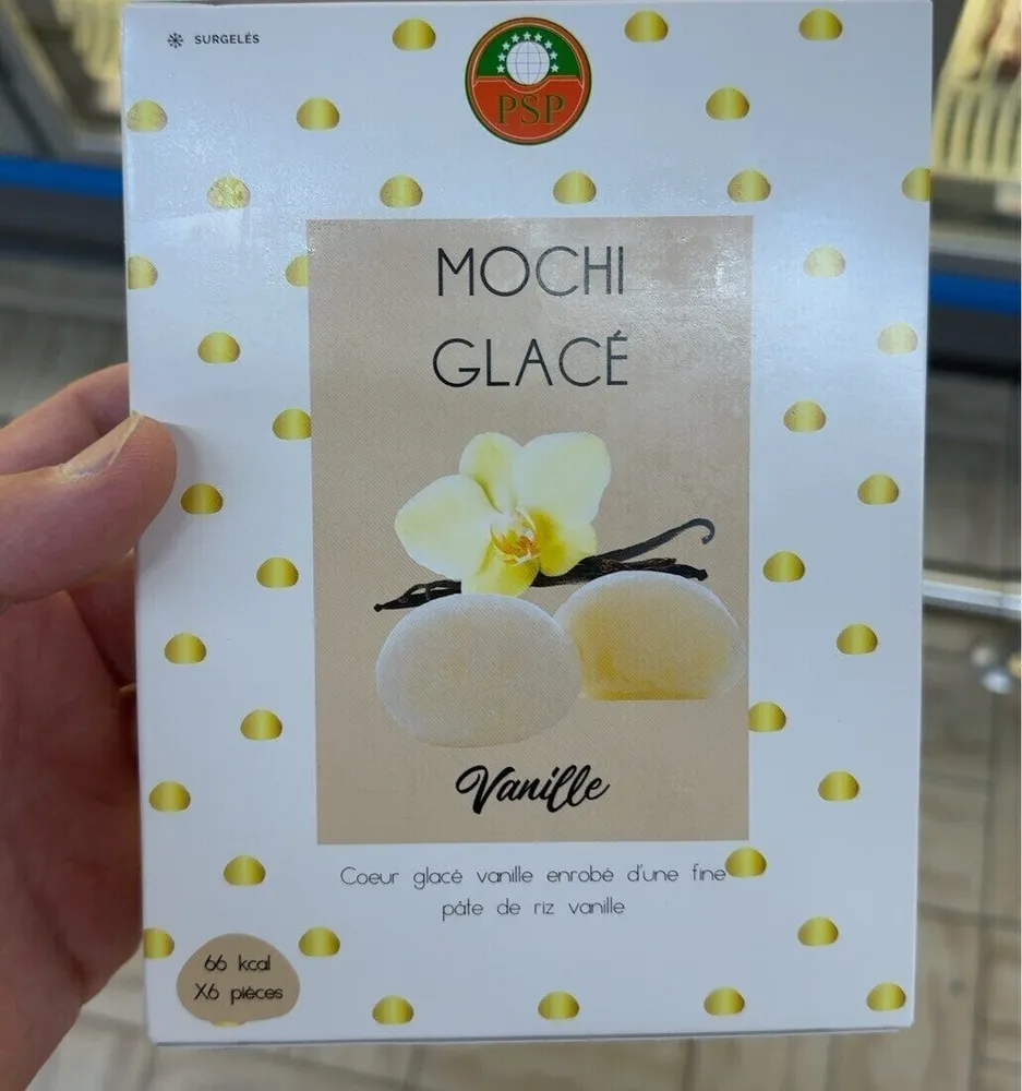 Mochi glacé vanille