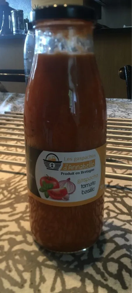 Gaspacho tomate basilic