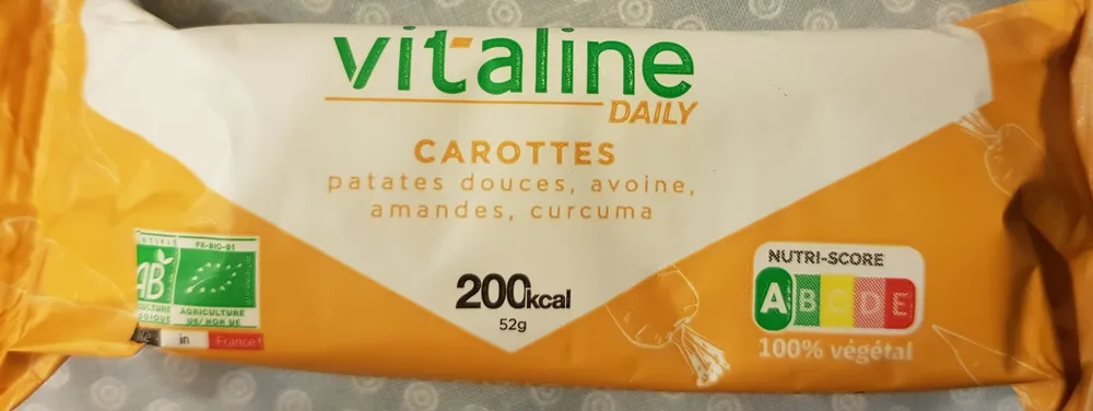 Barre daily carotte