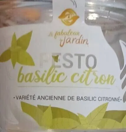 Pesto basilic citron