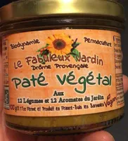 Paté végétal aux 12 légumes et 12 aromates du jardin
