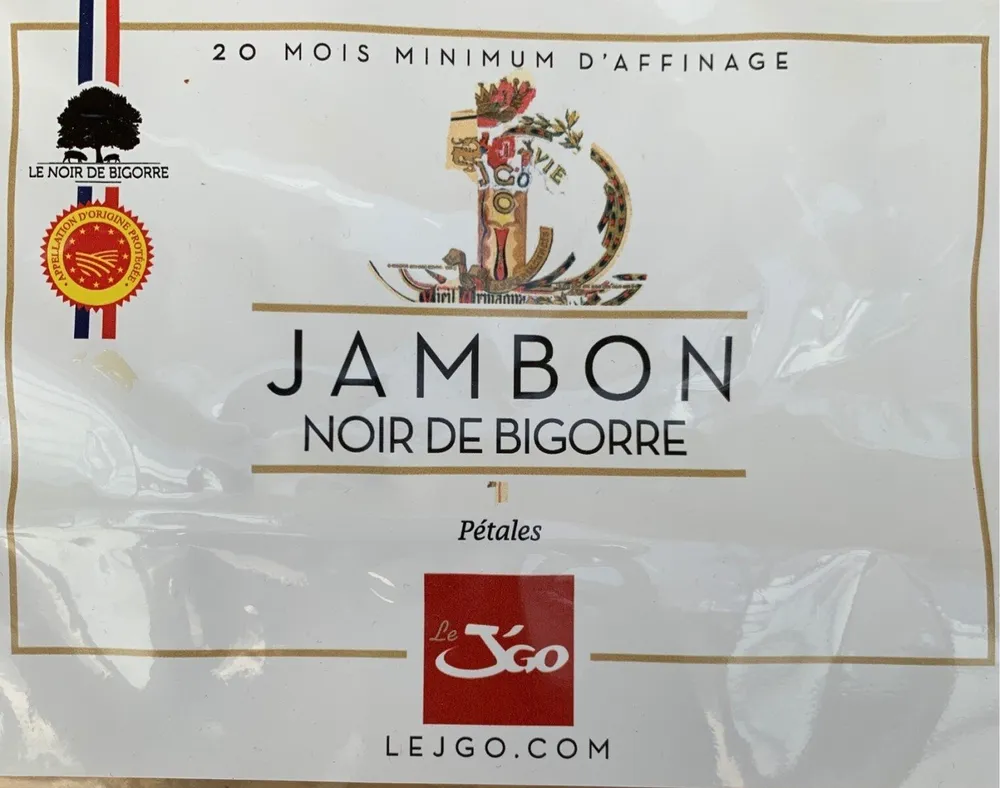 Pétales - Jambon noir de Bigorre