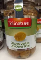 Olives vertes dénoyautées