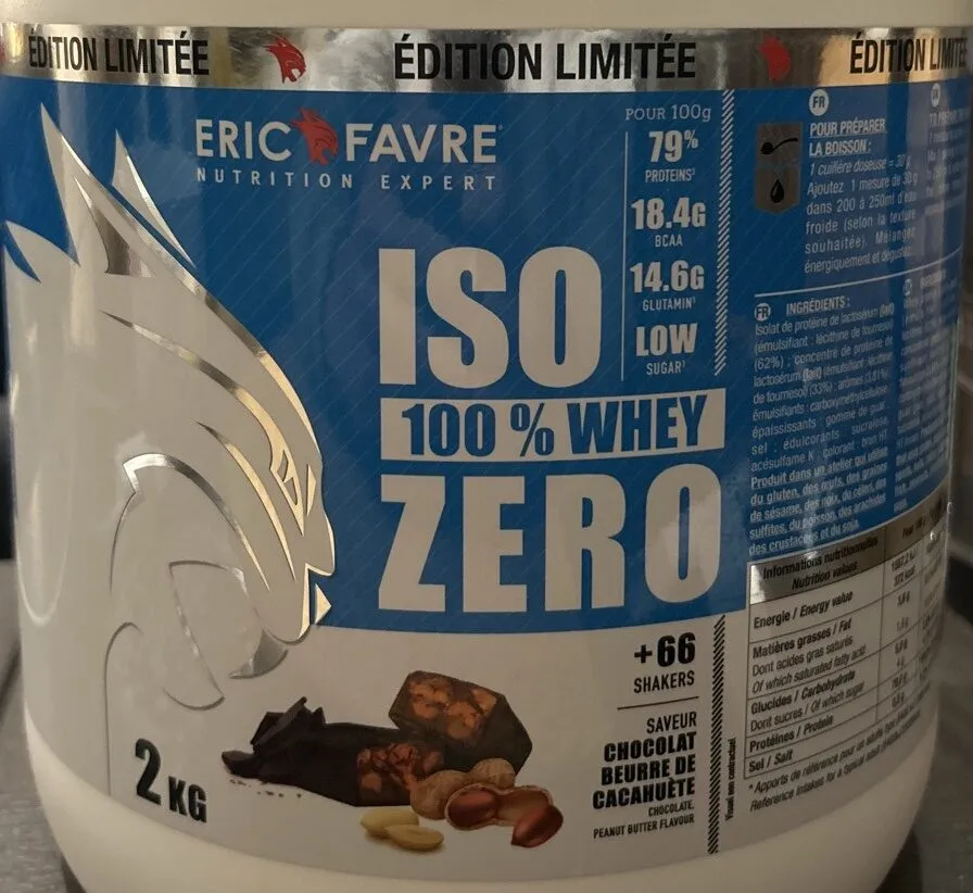 ISO 100% WHEY ZERO Chocolat beurre de cacahuète