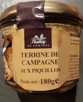 Terrine de campagne aux piquillos