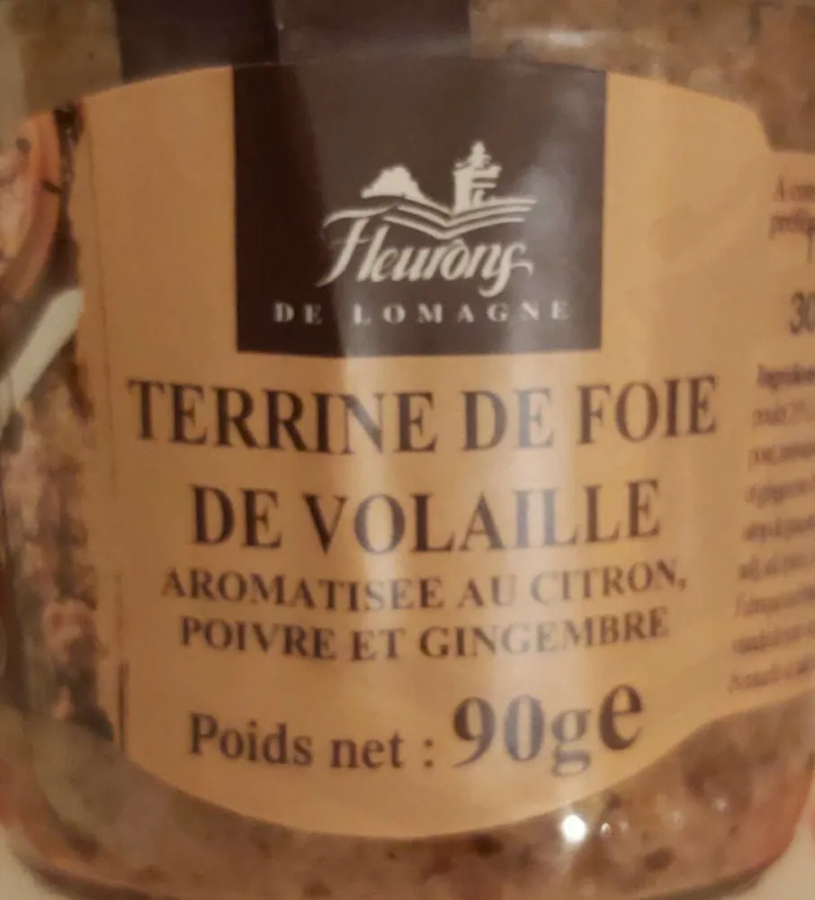 Terrines de foie de volaille