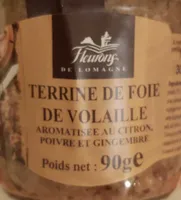 Terrines de foie de volaille