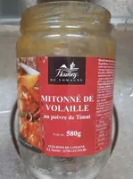 Mitonne de volaille au poivre de timut