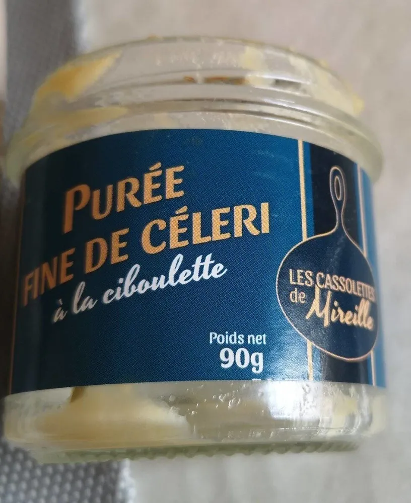 Purée fine de céleri à la ciboulette