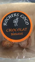 Rochers coco, chocolat noir & banane 80gt