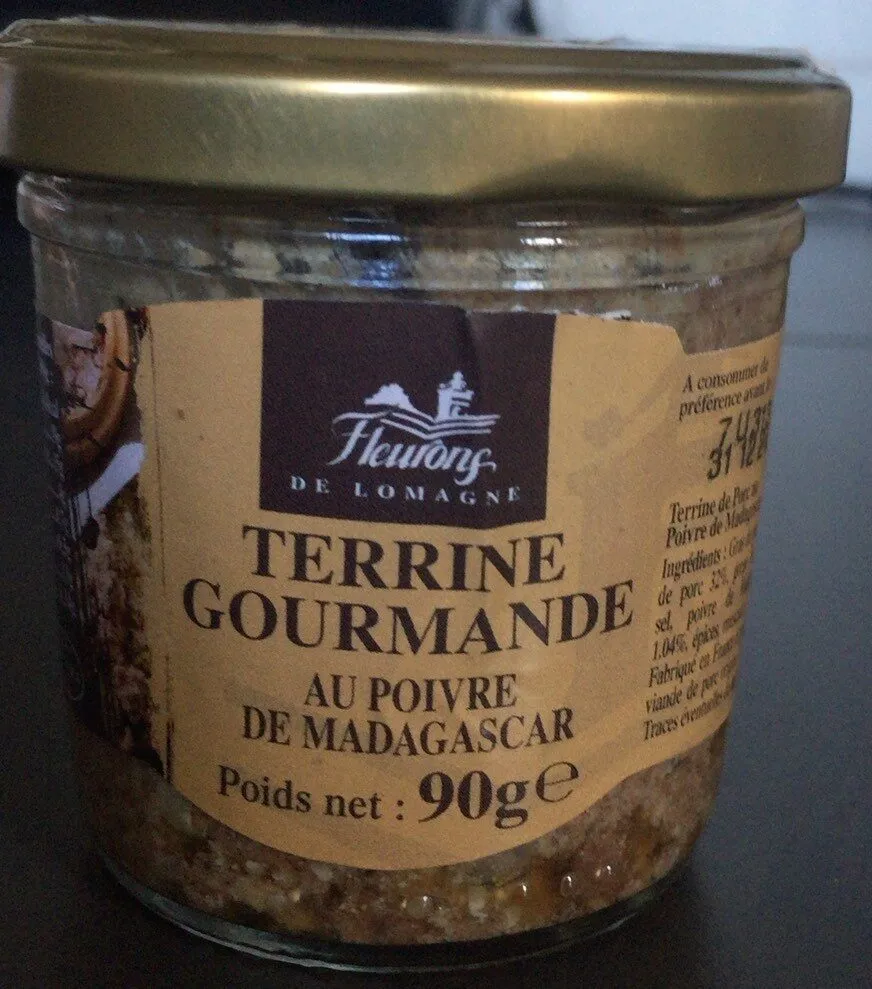 Terrine gourmande au poivre de madagascar