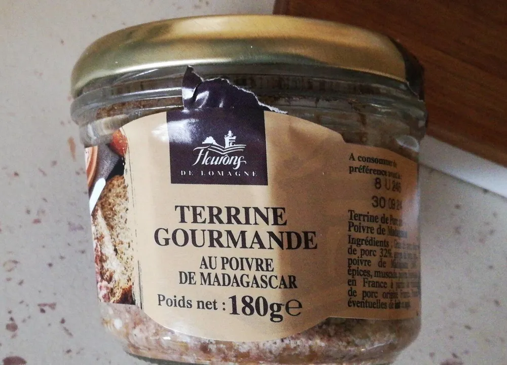 Terrine gourmande au poivre de madagascar