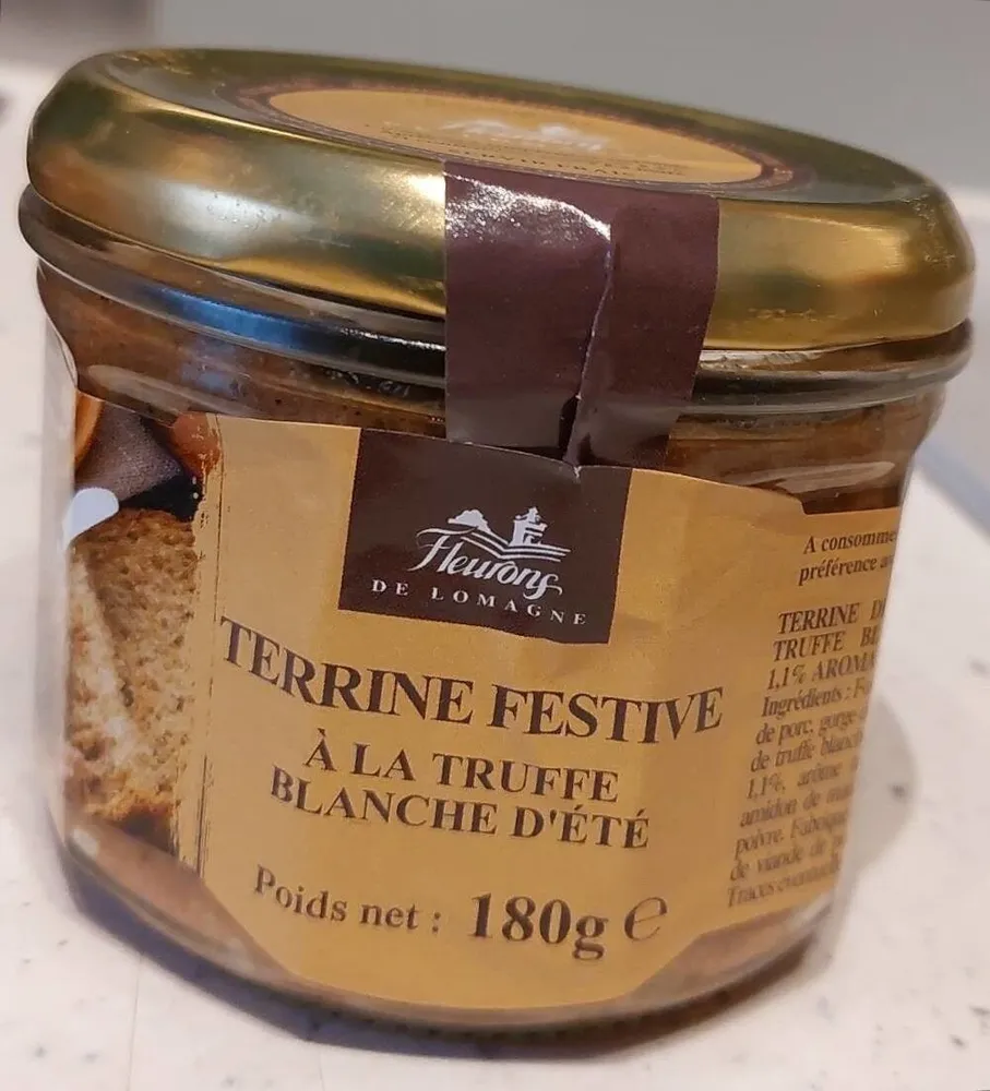 Terrine festive à la truffe blanche d'été
