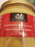 Marmiton de Volaille sauce crémeuse girolles