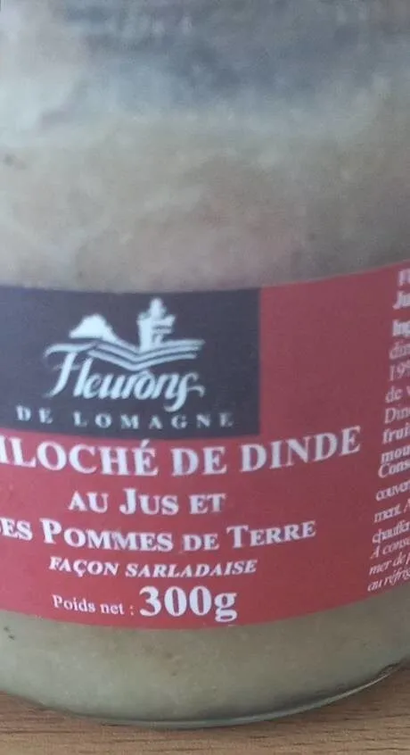 Effiloché de dinde