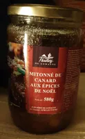 Mitonné de canard aux épices de Noël