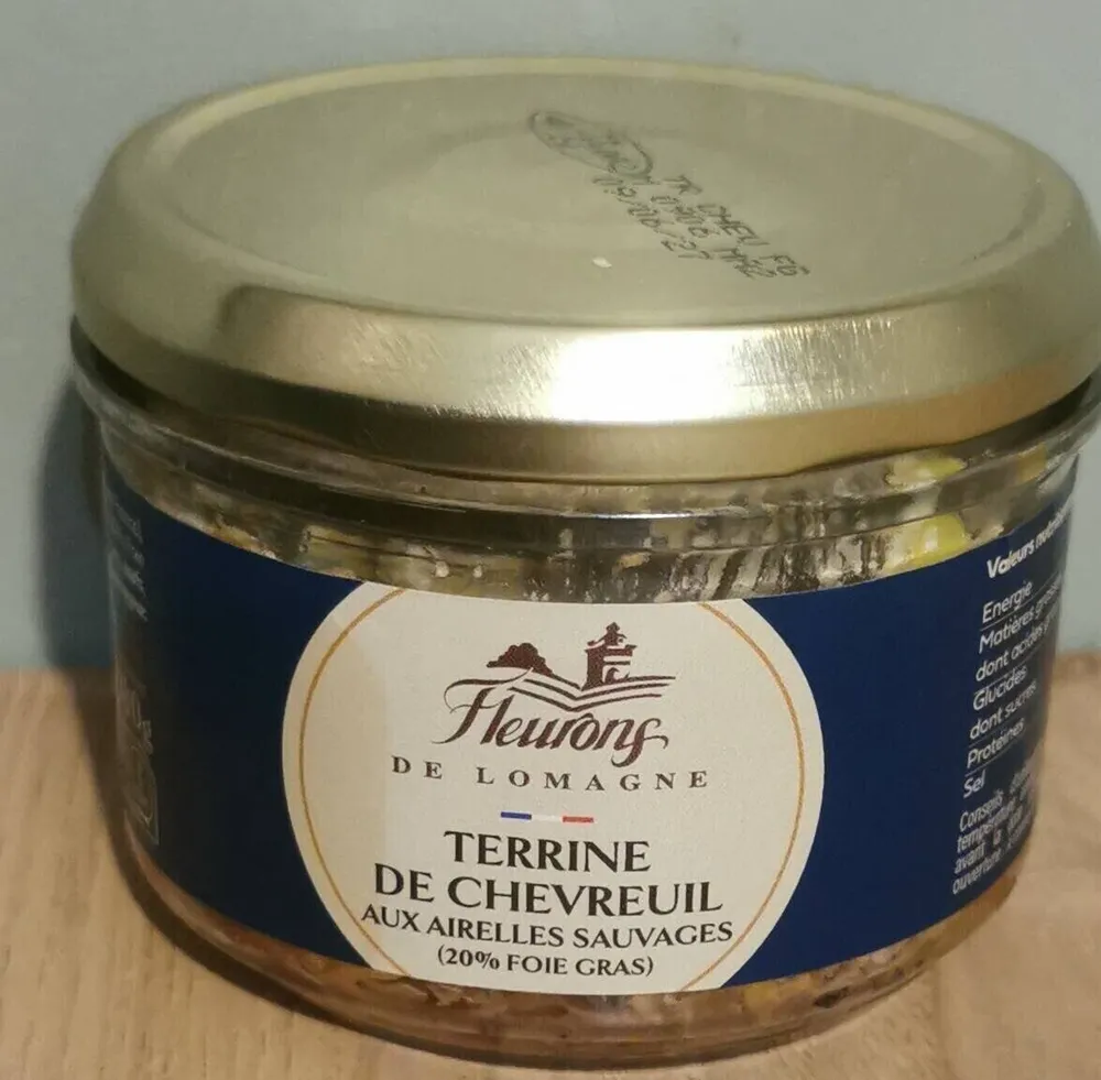 Terrine de chevreuil aux airelles sauvages