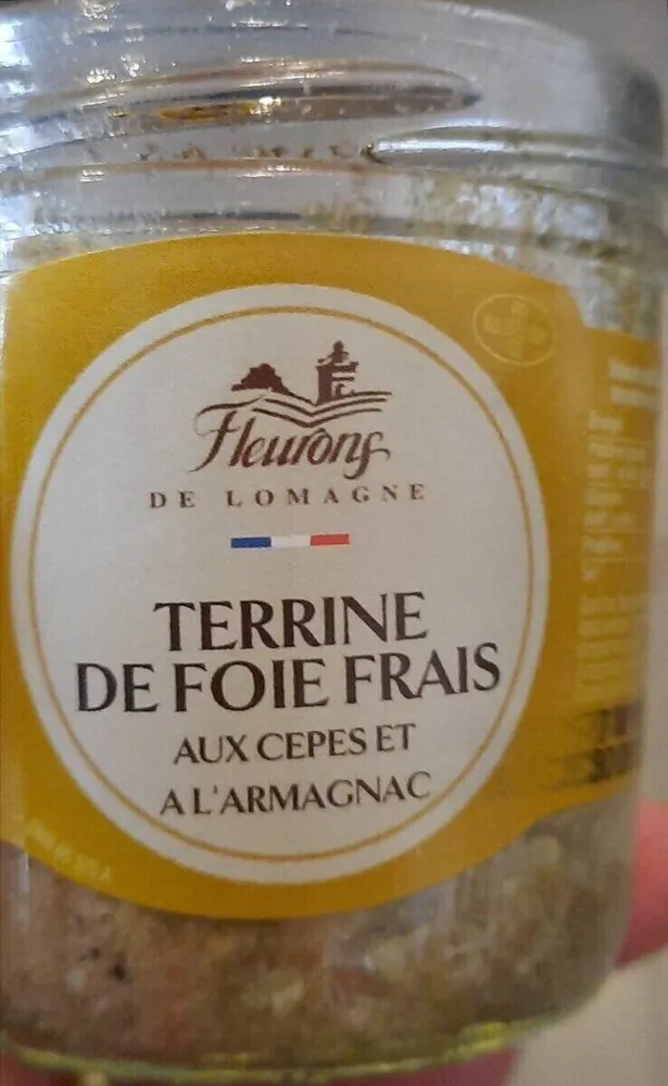 Terrine de foie frais aux cèpes et à l'armagnac