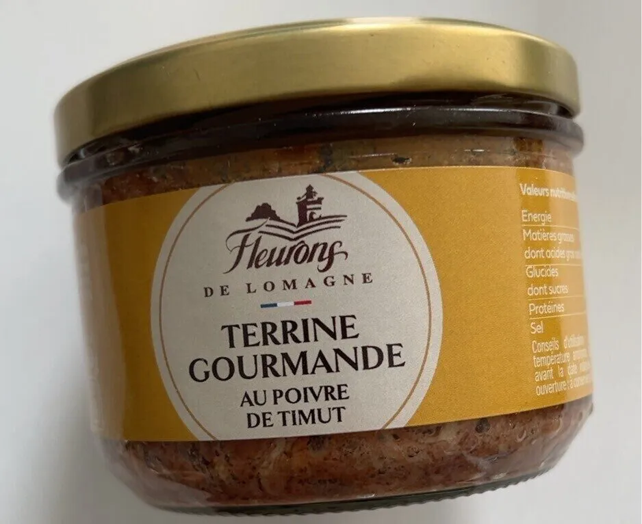 Terrine gourmande au poivre de timut
