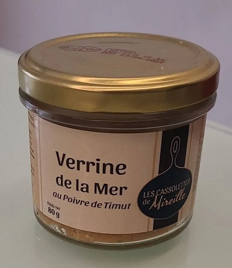Verrine de la mer au poivre de Timut