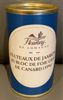FLUTEAUX DE JAMBON AU BLOC DE FOIE GRAS DE CANARD (35%)