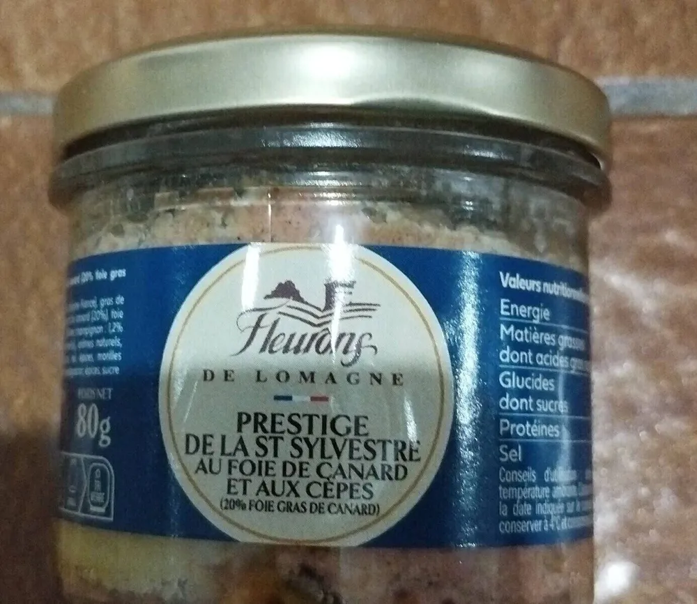 Prestige de la saint Sylvestre au foie de canard et au cèpes