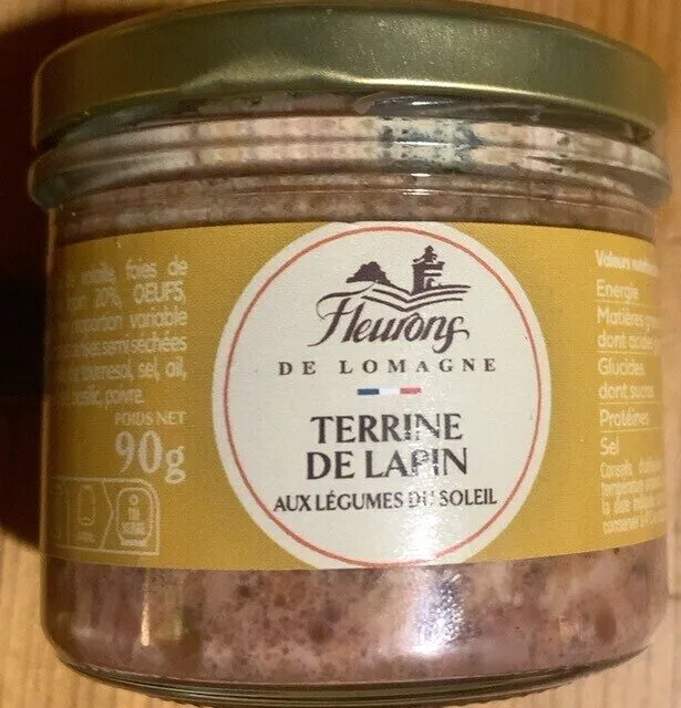 Terrine de Lapin aux légumes du soleil