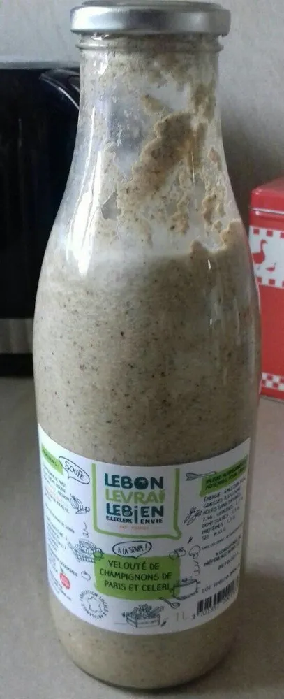 Velouté de champignons de Paris et Céleri