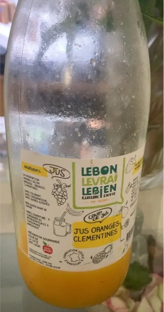 Jus oranges clementines