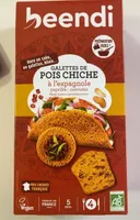 Galettes de pois chiche à l’espagnole