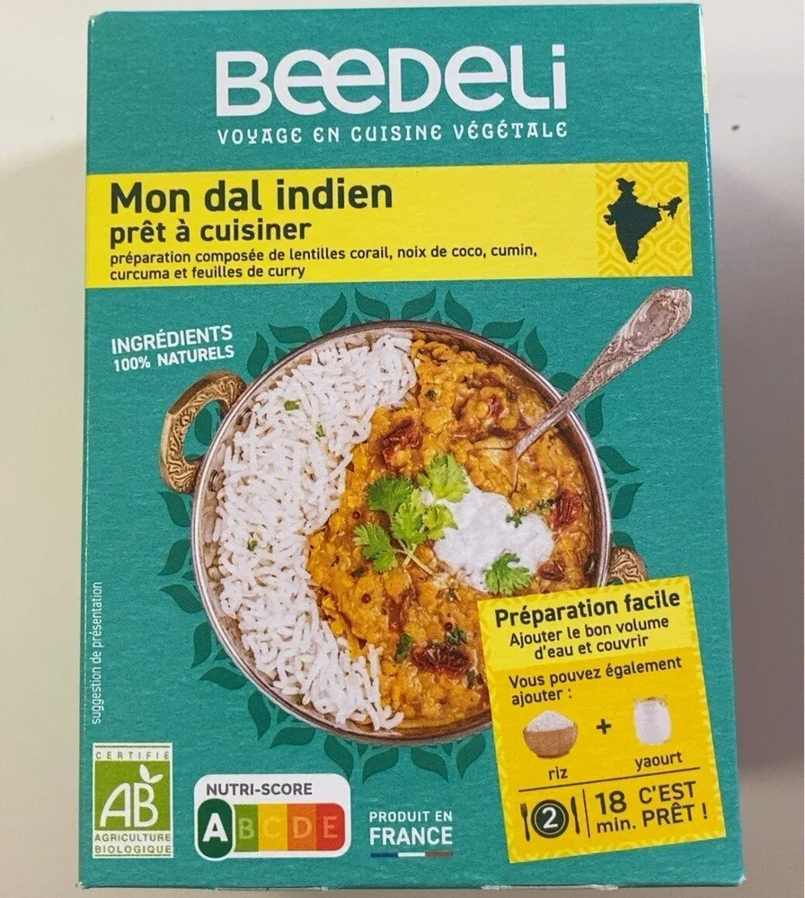 Mon dal indien pret a cuisiner