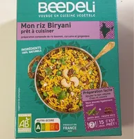 Mon riz Biryani