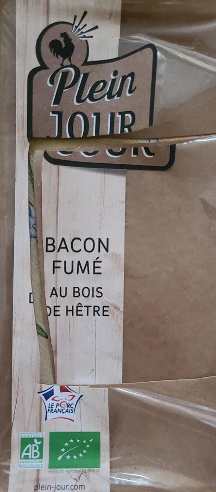Bacon fumé au bois de hêtre