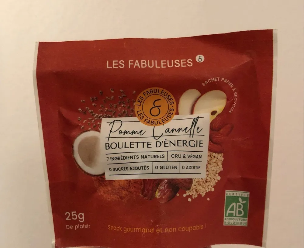 Boulette d'énergie Pomme Cannelle