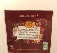 Boulette d'énergie cacao cacahuètes