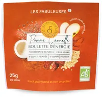 Boulettes d'énergie Pomme Cannelle BIO