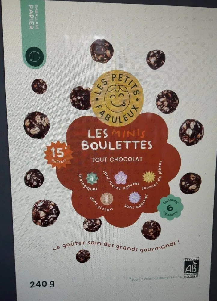 Les minis boulettes Tout chocolat Bio