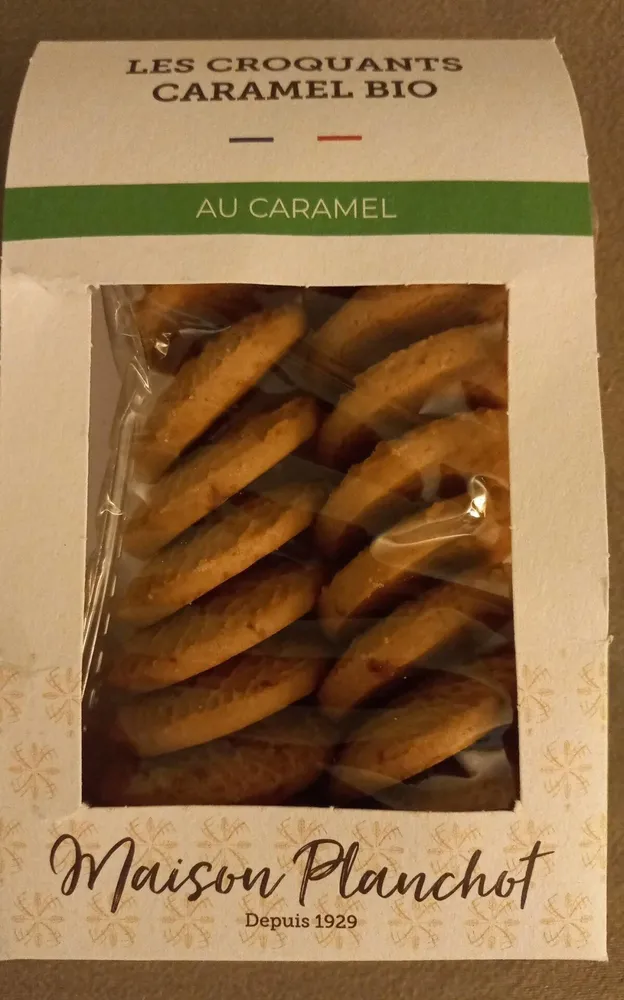 Croquants caramel bio
