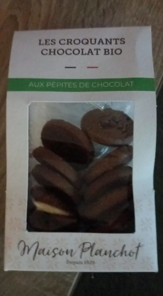 Les croquants chocolat bio