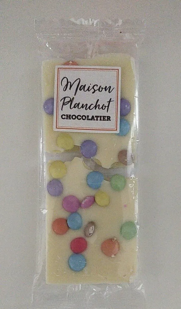 Mini tablette chocolat blanc Smarties
