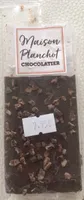 Mini tablette chocolat noir au grue de cacao