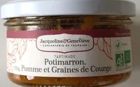 Tartinade Potimarron, pomme et graines de courge